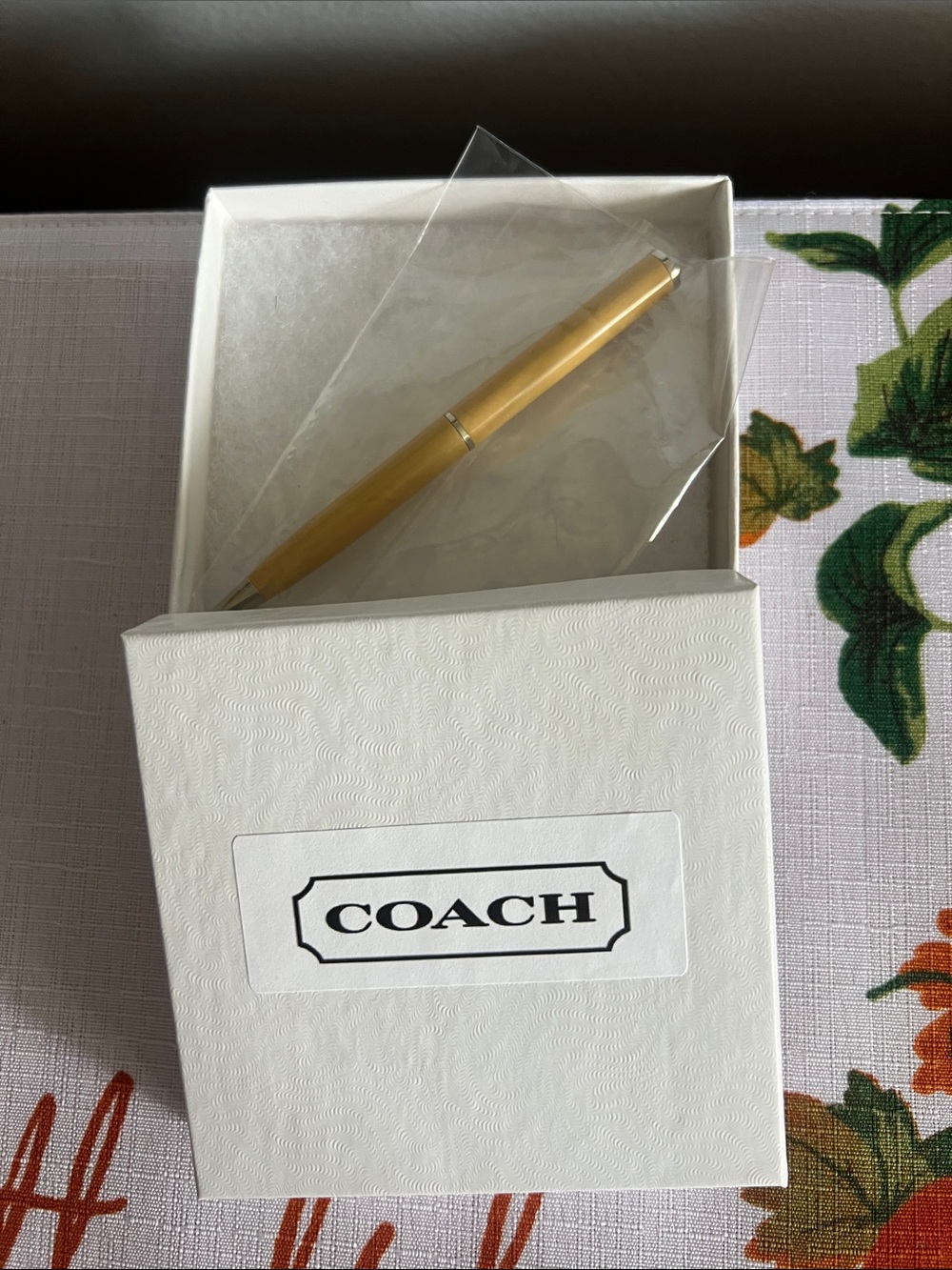 COACH Gold-Tone Ballpoint Pen